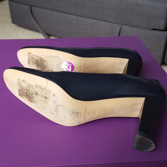 Classiques Entier Shoes Size 8 Narrow Heels 3 Inches Navy Poshmark